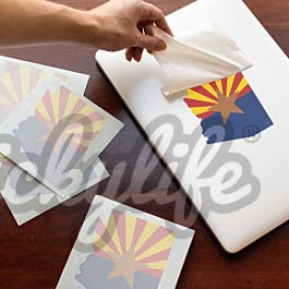 SELECT SIZE Phoenix Arizona Oval Car Laptop Phone Vinyl Sticker