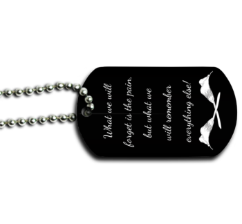 In Memory Of Dog Tag Back