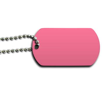 Polka Dot Dog Tag Back