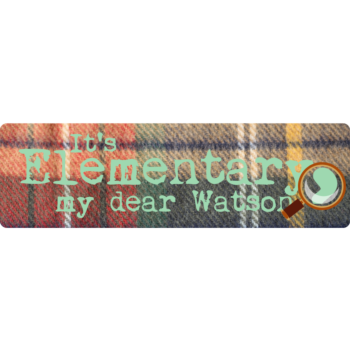 Sherlock Holmes Day It's Elementary Bumper Car Magnet