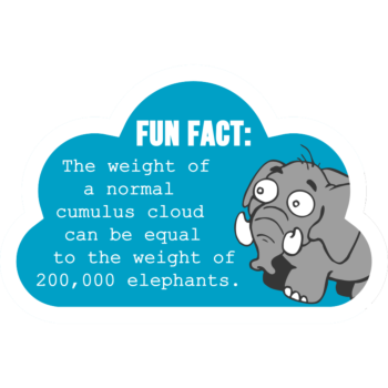 Cloud Fact Magnet