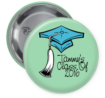 Class Of Pin Backed Buttons