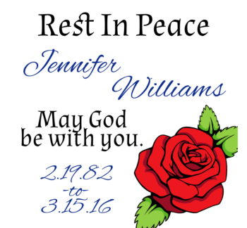 Rest In Peace Static Cling