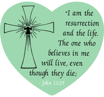 John 11:25 Car Magnet