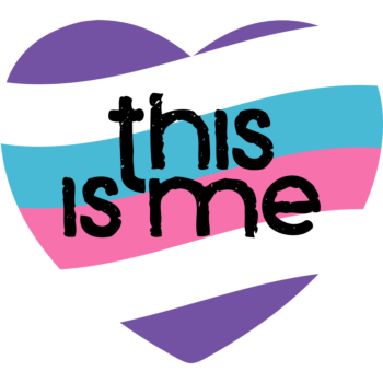 National Coming Out Day Intersex Heart Shaped Magnet