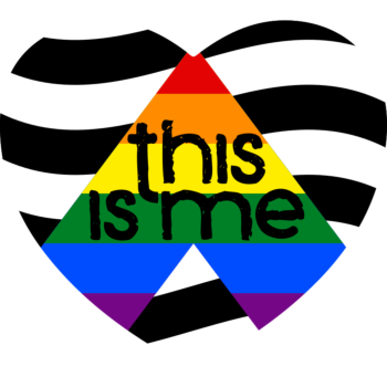 LGBT Ally Pride Heart Car Magnet