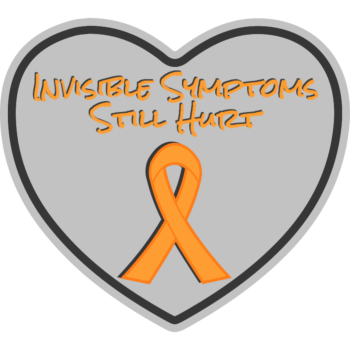 World MS Day Heart Car Magnet