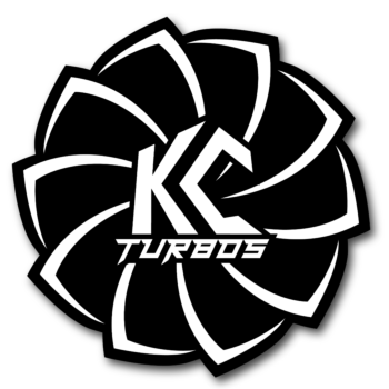 KC Turbos Black Die Cut Sticker