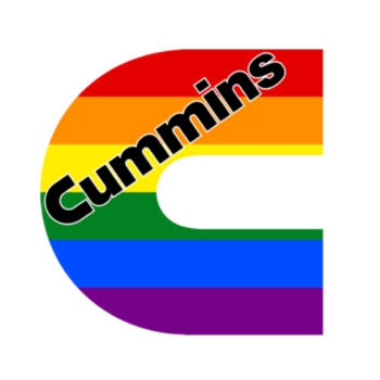 Cummins Pride Die Cut Sticker