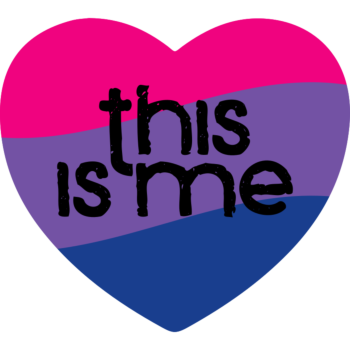 National Coming Out Day Bisexual Heart Magnet