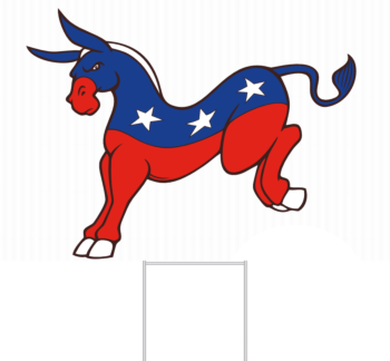 Democrat Yard Sign Front