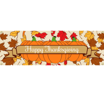 Thanksgiving Vinyl Banner