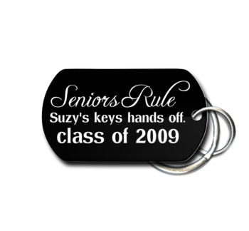 Seniors Rule Key Chain Front
