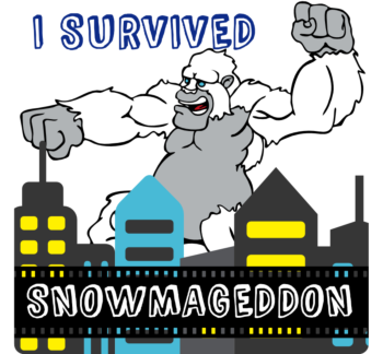 I Survived Snowmageddon Decal