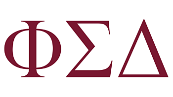 Phi Sigma Delta Vinyl Lettering