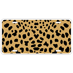 Cheetah License Plate