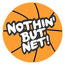 March Madness Nothin But Net Basketball Temporary Tattoo