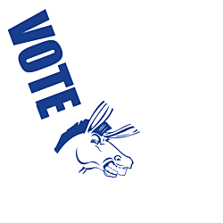 California Vote Democrat Decal
