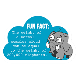 Cloud Fact Magnet