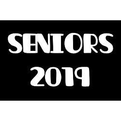 Seniors 2019 Corrugated Sign Back