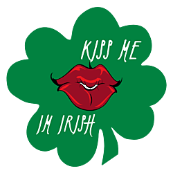 Kiss Me Im Irish Decal