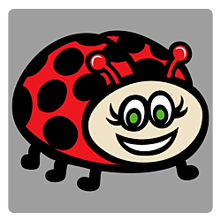 Ladybug Temporary Tattoo