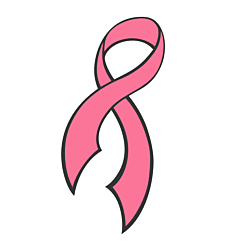 Breast Cancer Ribbon Temporary Tattoo 