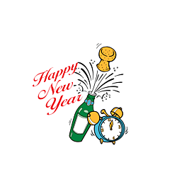 Happy New Year Car Magnet