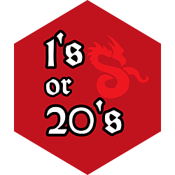 D20 1's and 20's Dice Decal 
