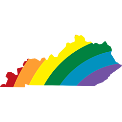 Kentucky LGBT Rainbow Decal