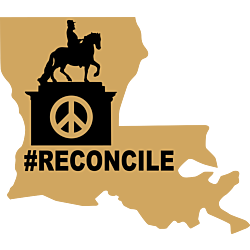 Reconcile the Past Louisiana State Decal