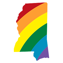 Mississippi LGBT Rainbow Decal