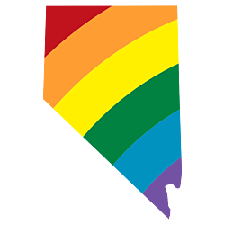 Nevada LGBT Rainbow Decal