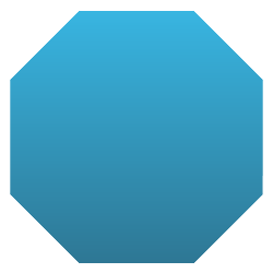 Octagon Reflective Sticker