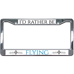 I'd Rather be Flying Plate Frame