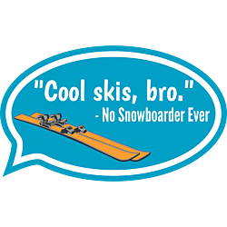 Cool Skis Car Magnet