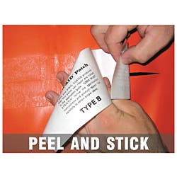 Peel and Stick Vinyl Repair Patch