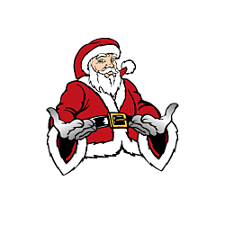 Ask Your Mom If I'm Real...Santa Wall Decal