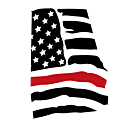 Alabama firefighter support decal