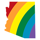 Arizona LGBT Rainbow Decal