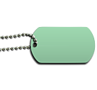 It's Not About Love Dog Tag Back