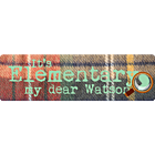 Sherlock Holmes Day It's Elementary Bumper Car Magnet