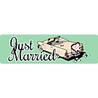 Just Married Custom Bumper Car Magnet