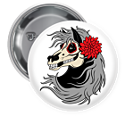 Dia de Los Muertos Button