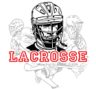 Lacrosse Car Magnet