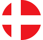 Denmark Car Magnet