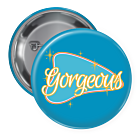 Gorgeous Pin Backed Button