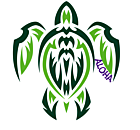 Aloha Turtle Decal