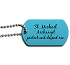 St. Michael Dog Tag Back