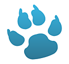 Dog Print Car Magnet